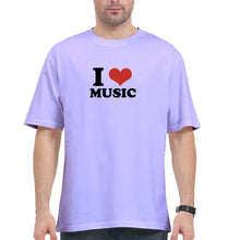Load image into Gallery viewer, I LOVE MUSIC Oversized T-Shirt for Men
