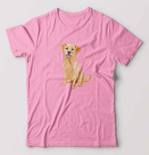 golden retreiver T-Shirt for Men-Light Baby Pink-Ektarfa.online