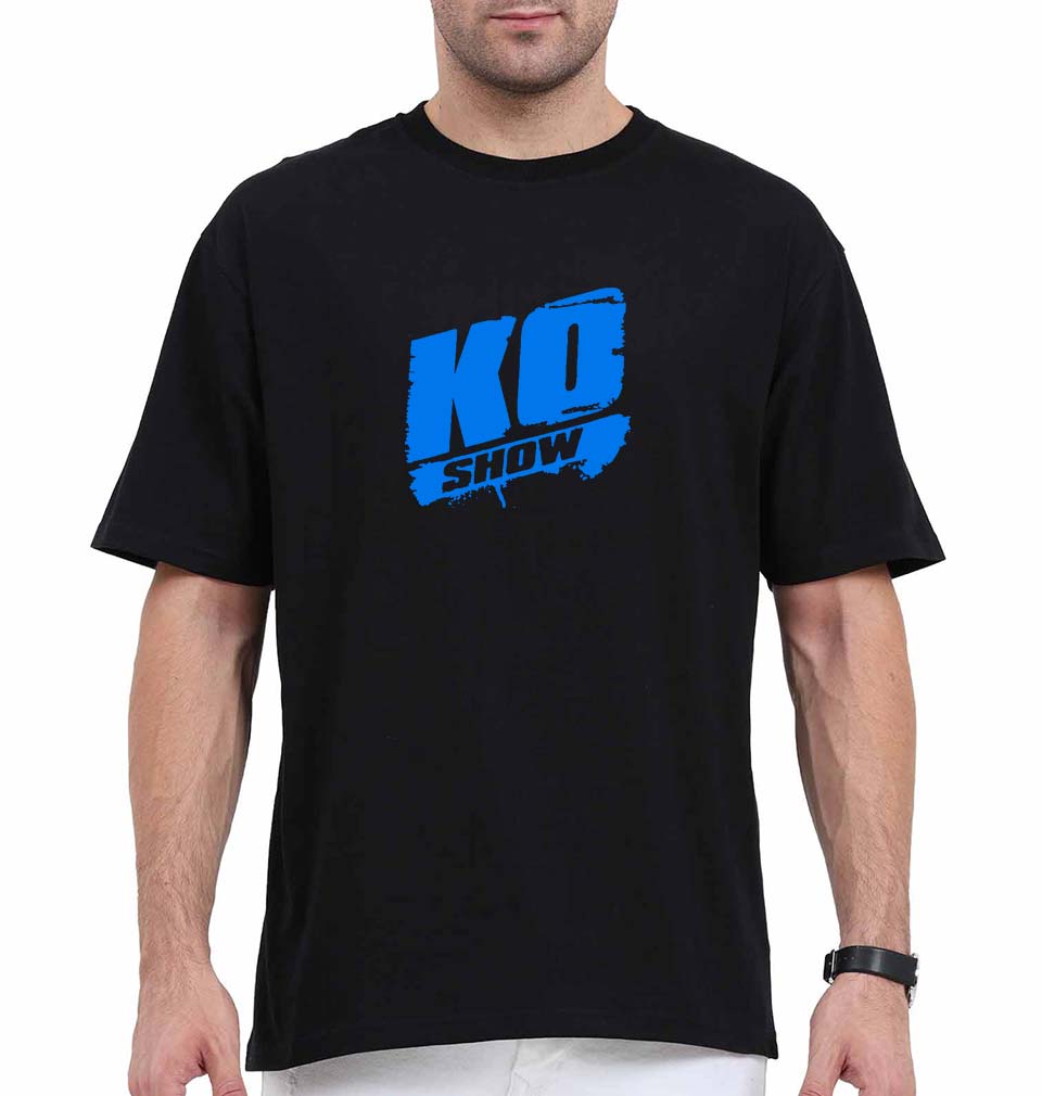 WWE KEVIN OWENS Oversized T-Shirt for Men-Black-Ektarfa.online