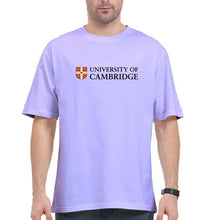 Load image into Gallery viewer, Cambridge University Oversized T-Shirt for Men-Lavender-Ektarfa.online

