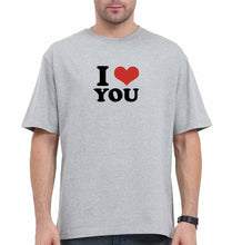 Load image into Gallery viewer, I LOVE YOU Oversized T-Shirt for Men
