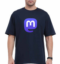 Load image into Gallery viewer, Mastodon Oversized T-Shirt for Men-Navy Blue-Ektarfa.online
