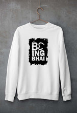 Load image into Gallery viewer, Being Bhai Sweatshirt for Men/Women-White-Ektarfa.online
