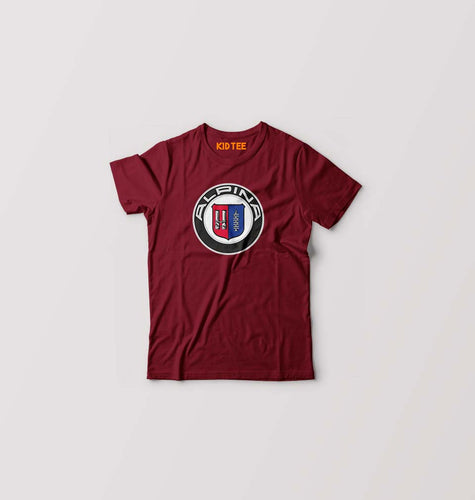 Alpina T-Shirt for Boy/Girl-Maroon-Ektarfa.online