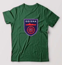 Load image into Gallery viewer, Odisha FC T-Shirt for Men-Bottel Green-Ektarfa.online
