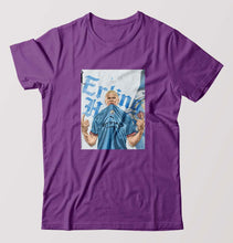 Load image into Gallery viewer, erling haaland T-Shirt for Men-Purple-Ektarfa.online
