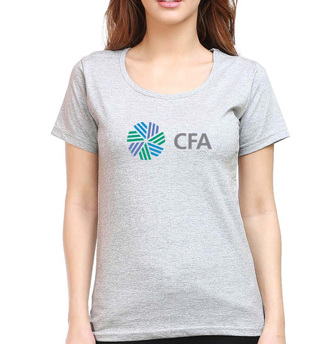 CFA T-Shirt for Women-Grey Melange-Ektarfa.online