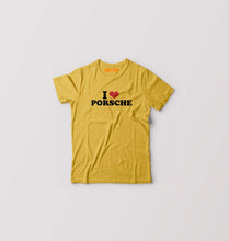 Load image into Gallery viewer, I LOVE PORSCHE T-Shirt for Boy/Girl-Golden Yellow-Ektarfa.online
