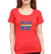 Load image into Gallery viewer, bleed blue T-Shirt for Women-Red-Ektarfa.online
