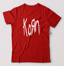 Load image into Gallery viewer, Korn T-Shirt for Men-Red-Ektarfa.online

