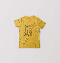 Load image into Gallery viewer, calvin hobbes Kids T-Shirt for Boy/Girl-Golden Yellow-Ektarfa.online
