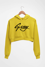 Load image into Gallery viewer, g-eazy Crop HOODIE FOR WOMEN-Mustard Yellow-Ektarfa.online
