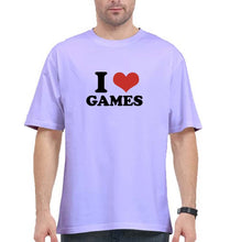 Load image into Gallery viewer, I LOVE GAMES Oversized T-Shirt for Men
