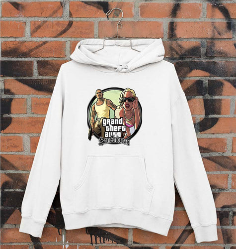 Grand Theft Auto (GTA) Unisex Hoodie for Men/Women-White-Ektarfa.online