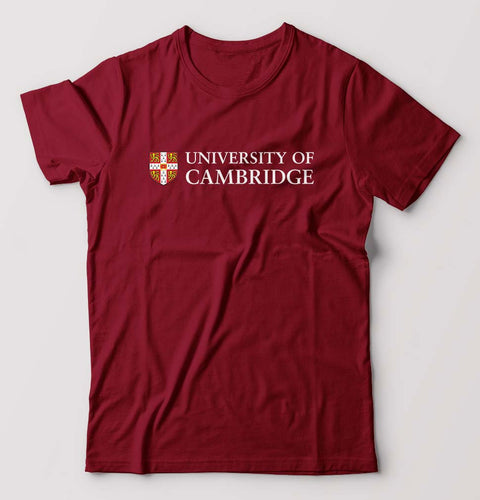 Cambridge University T-Shirt for Men-Maroon-Ektarfa.online