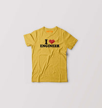 Load image into Gallery viewer, I LOVE ENGINEER T-Shirt for Boy/Girl-Golden Yellow-Ektarfa.online
