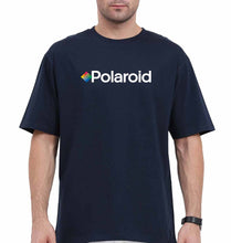 Load image into Gallery viewer, Polaroid Oversized T-Shirt for Men-Navy Blue-Ektarfa.online
