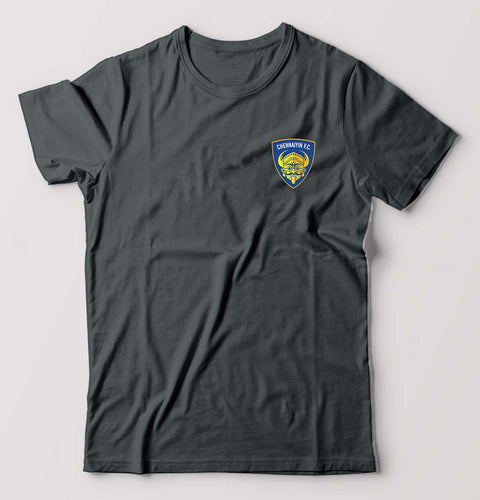 chennaiyin FC T-Shirt for Men-Steel grey-Ektarfa.online