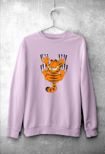 Garfield Unisex Sweatshirt for Men/Women-Light Pink-Ektarfa.online