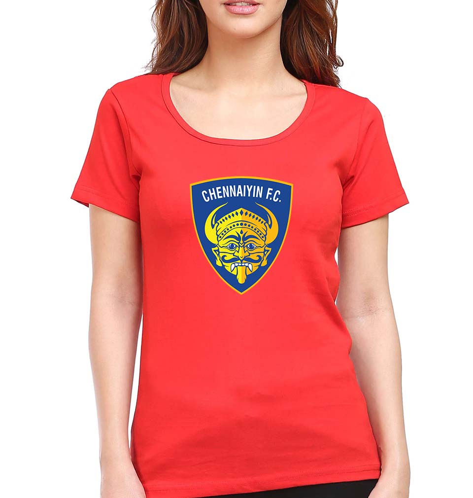 chennaiyin FC T-Shirt for Women-Ektarfa.online