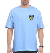 Load image into Gallery viewer, chennaiyin FC Oversized T-Shirt for Men-Baby Blue-Ektarfa.online
