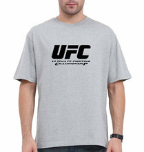 Load image into Gallery viewer, UFC Oversized T-Shirt for Men-Grey-Ektarfa.online
