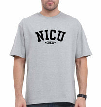 Load image into Gallery viewer, NICU crew Oversized T-Shirt for Men-Grey-Ektarfa.online
