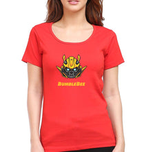 Load image into Gallery viewer, Transformers Bumblebee T-Shirt for Women-Red-Ektarfa.online
