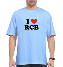 Load image into Gallery viewer, I LOVE RCB Oversized T-Shirt for Men
