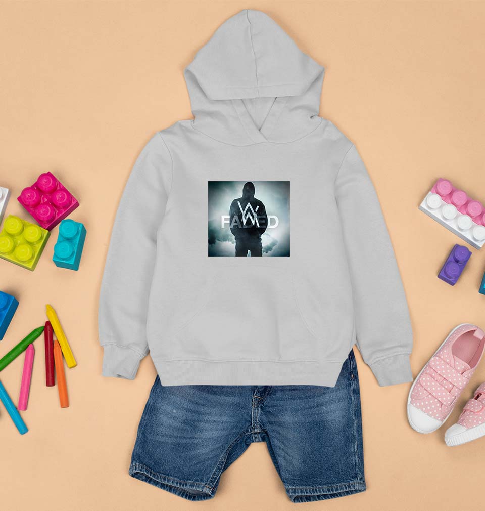 Alan Walker Kids Hoodie for Boy/Girl-Grey-Ektarfa.online