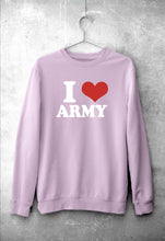 Load image into Gallery viewer, I Love Army Sweatshirt for Men/Women
