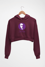 Load image into Gallery viewer, Jimi Hendrix Crop HOODIE FOR WOMEN-Maroon-Ektarfa.online
