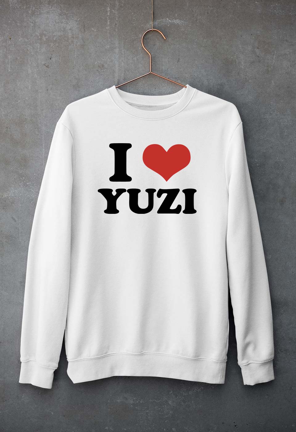 I LOVE YUZI Sweatshirt for Men/Women