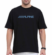 Load image into Gallery viewer, Alpine Oversized T-Shirt for Men-Black-Ektarfa.online
