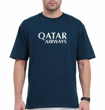 Load image into Gallery viewer, Qatar Airways Oversized T-Shirt for Men-Petrol Blue-Ektarfa.online
