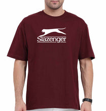 Load image into Gallery viewer, Slazenger Oversized T-Shirt for Men-Maroon-Ektarfa.online
