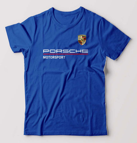Porsche T-Shirt for Men-Royal Blue-Ektarfa.online