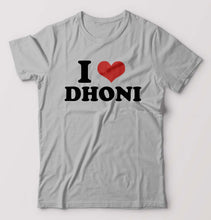 Load image into Gallery viewer, I LOVE DHONI T-Shirt for Men-Grey Melange-Ektarfa.online
