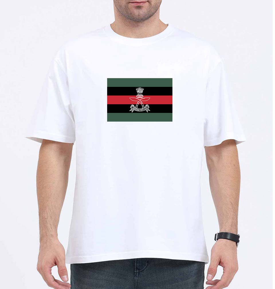 Assam Rifles Army Oversized T-Shirt for Men