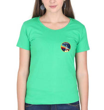 Load image into Gallery viewer, Isro T-Shirt for Women-flag green-Ektarfa.online
