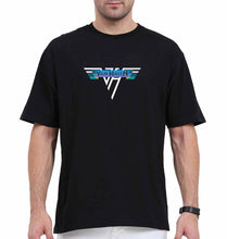 Load image into Gallery viewer, van halen Oversized T-Shirt for Men-Black-Ektarfa.online
