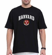 Load image into Gallery viewer, Harvard Oversized T-Shirt for Men-Black-Ektarfa.online
