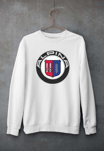 Alpina Unisex Sweatshirt for Men/Women-White-Ektarfa.online