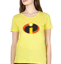Load image into Gallery viewer, Incredibles T-Shirt for Women-Yellow-Ektarfa.online
