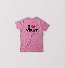 Load image into Gallery viewer, I LOVE VIRAT T-Shirt for Boy/Girl-Pink-Ektarfa.online
