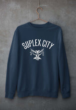 Load image into Gallery viewer, WWE Brock Lesnar Suplex City Unisex Sweatshirt for Men/Women-Navy Blue-Ektarfa.online
