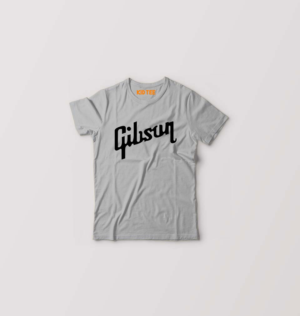 gibson T-Shirt for Boy/Girl-Grey-Ektarfa.online
