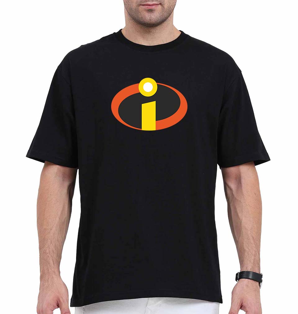 Incredibles Oversized T-Shirt for Men-Black-Ektarfa.online
