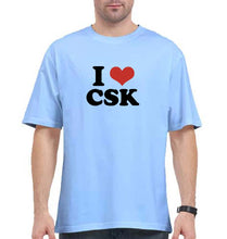 Load image into Gallery viewer, I LOVE CSK Oversized T-Shirt for Men
