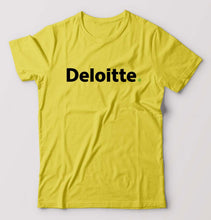 Load image into Gallery viewer, Deloitte T-Shirt for Men-Yellow-Ektarfa.online
